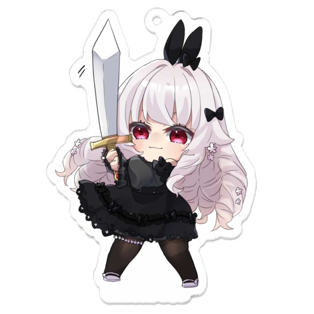 アクリルキーホルダー 剣を構える ver.