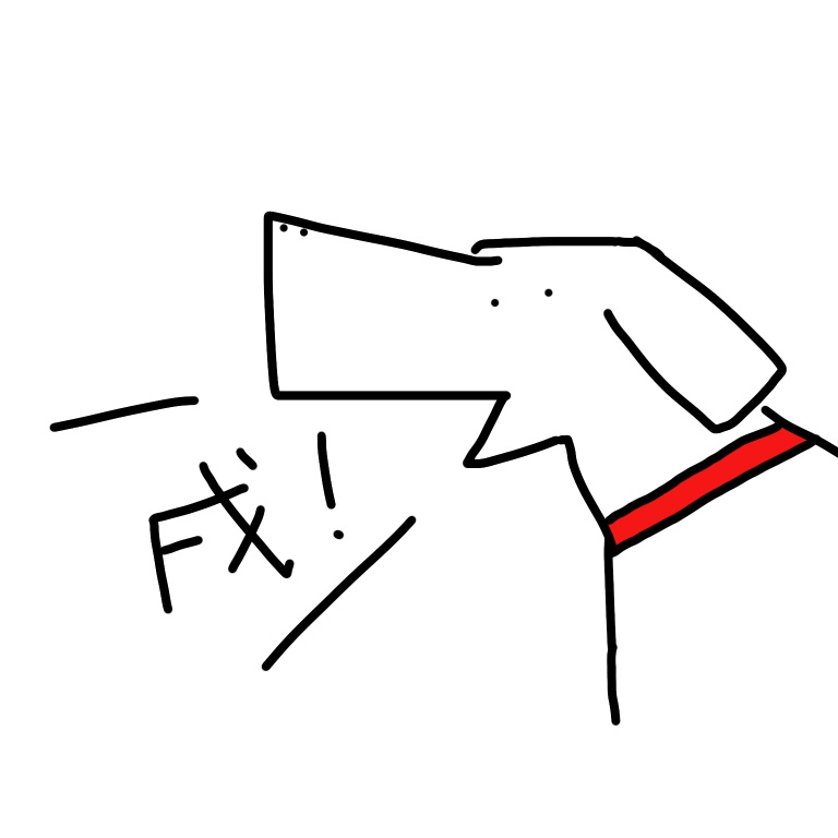 戌!と鳴くいぬパーカー