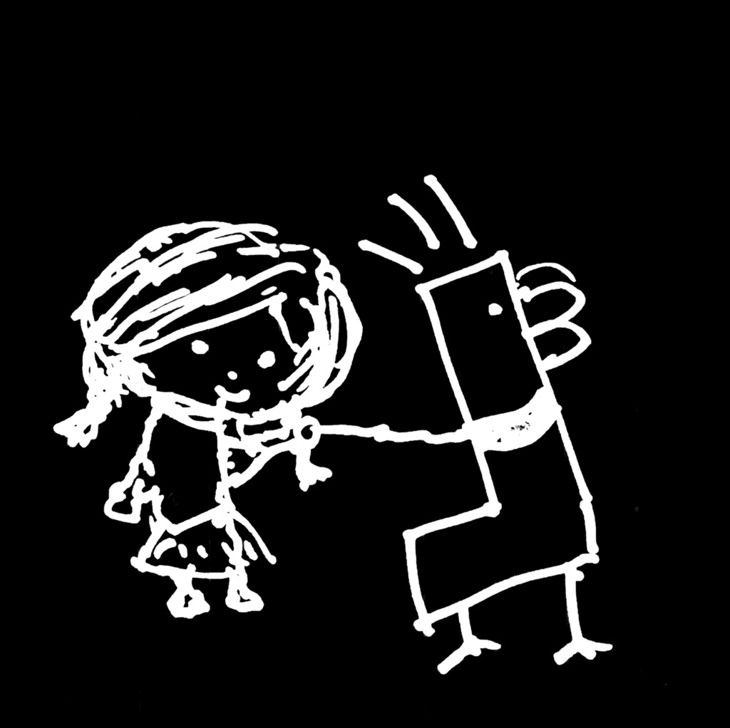 おんなのこパーカー(くろ)