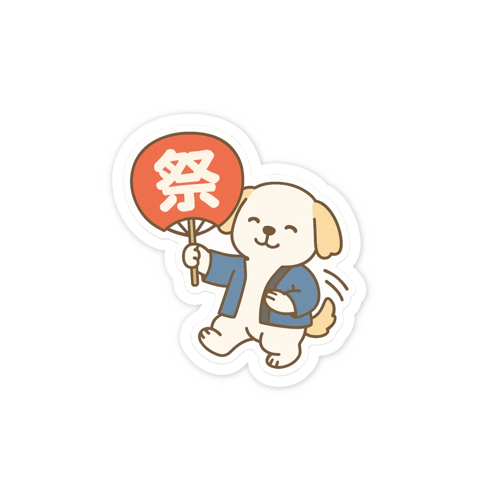 スマホステッカー お祭りシーズー
