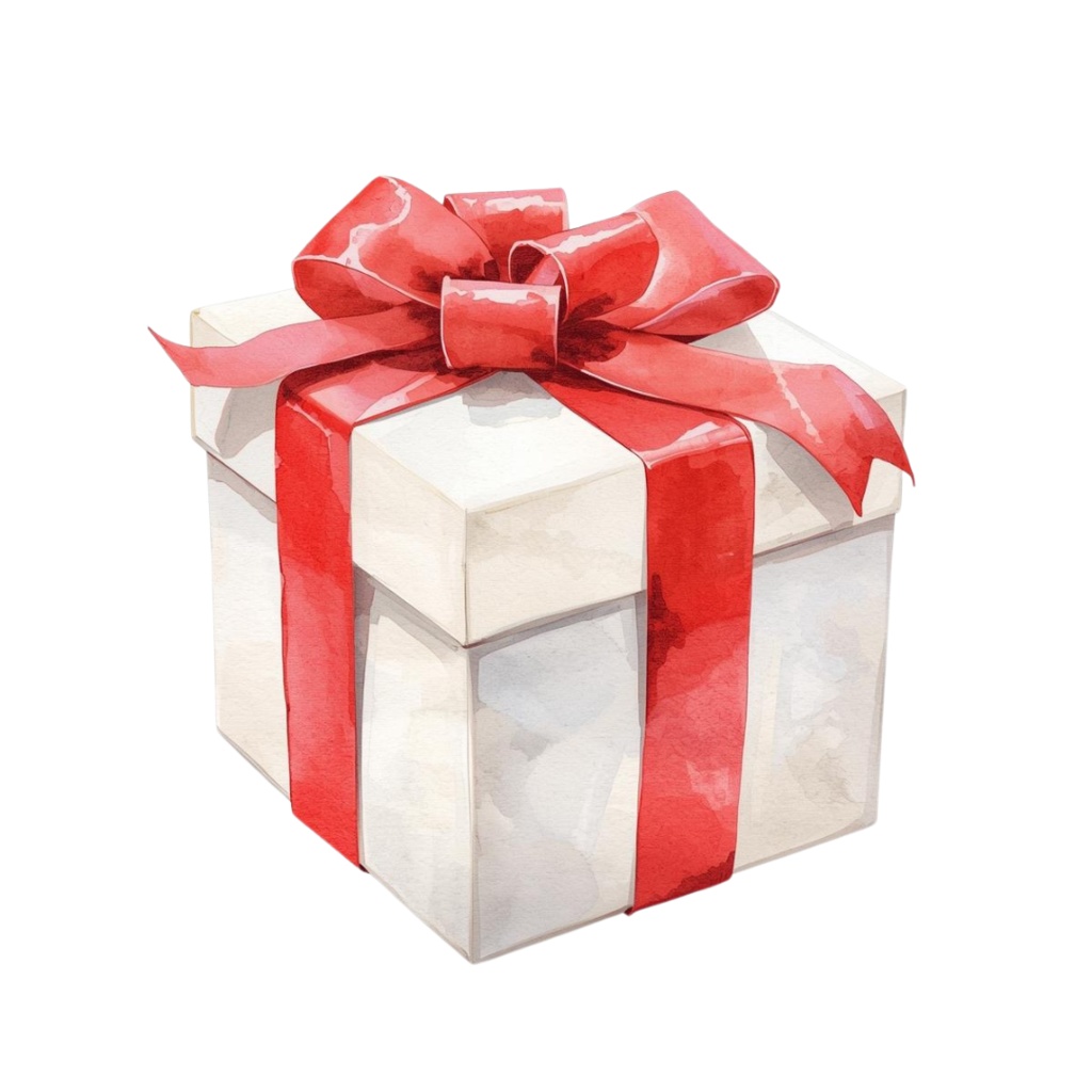 水彩画風 クリスマス クリップアート21セット(PNG背景透過)