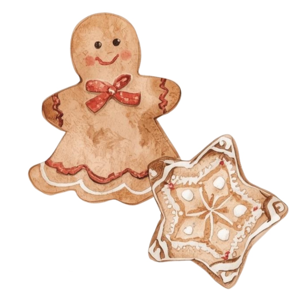 水彩画風 クリスマス クリップアート21セット(PNG背景透過)