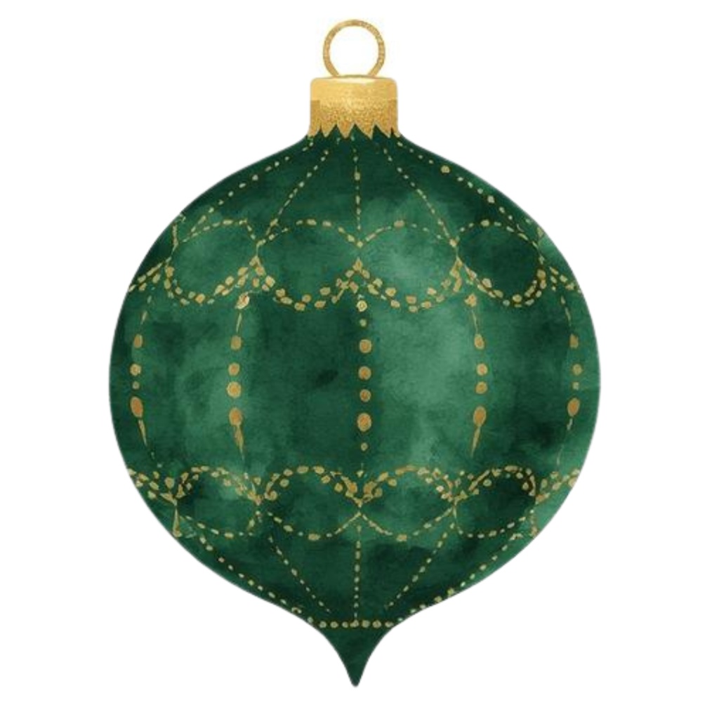 水彩画風 クリスマス クリップアート21セット(PNG背景透過)