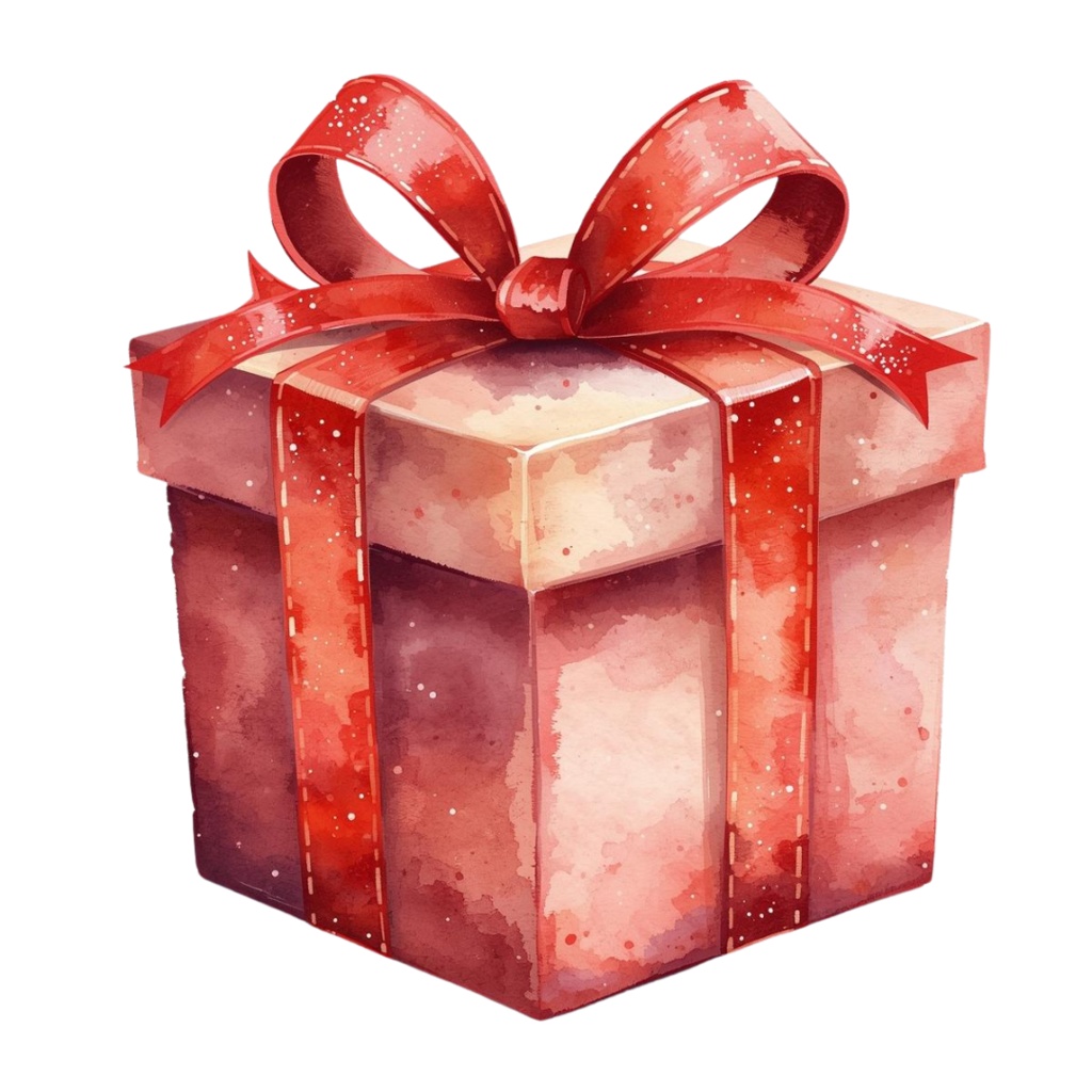 水彩画風 クリスマス クリップアート21セット(PNG背景透過)