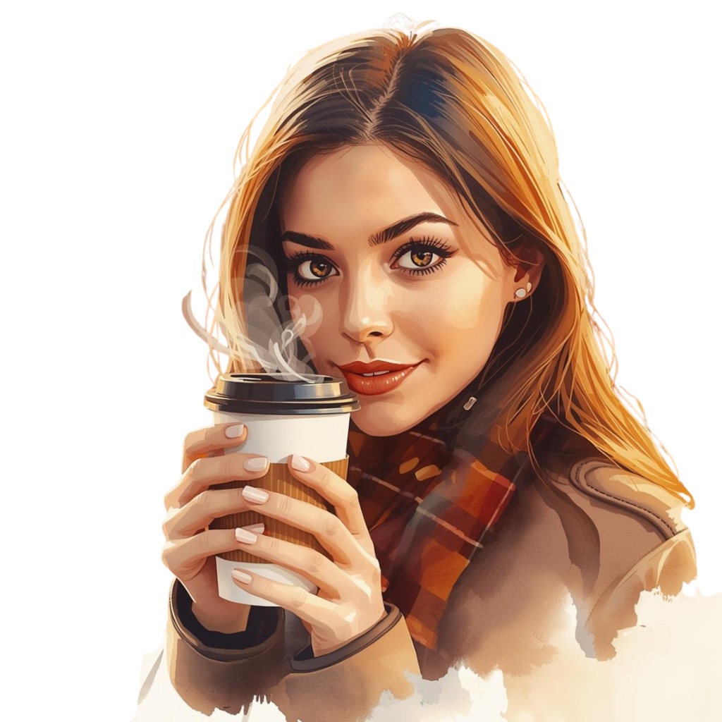 水彩画風 クリップアート秋の旅行 21枚セットPNG