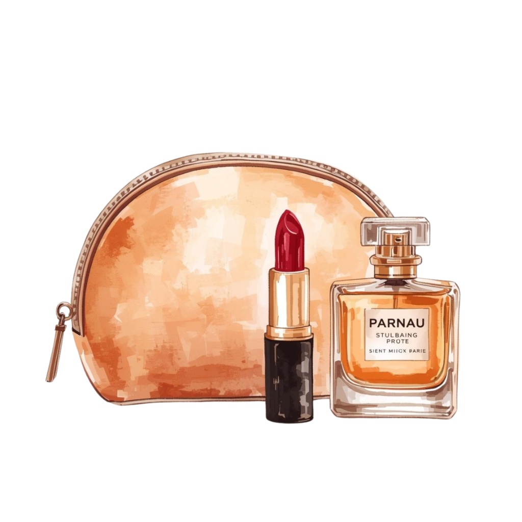 水彩画風 クリップアート秋の旅行 21枚セットPNG