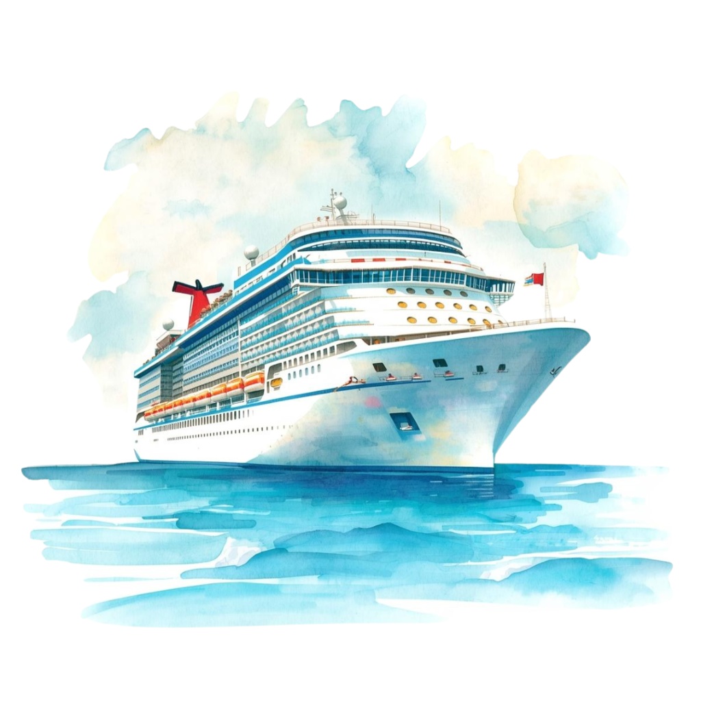 水彩画風 クリップアート秋の旅行 21枚セットPNG