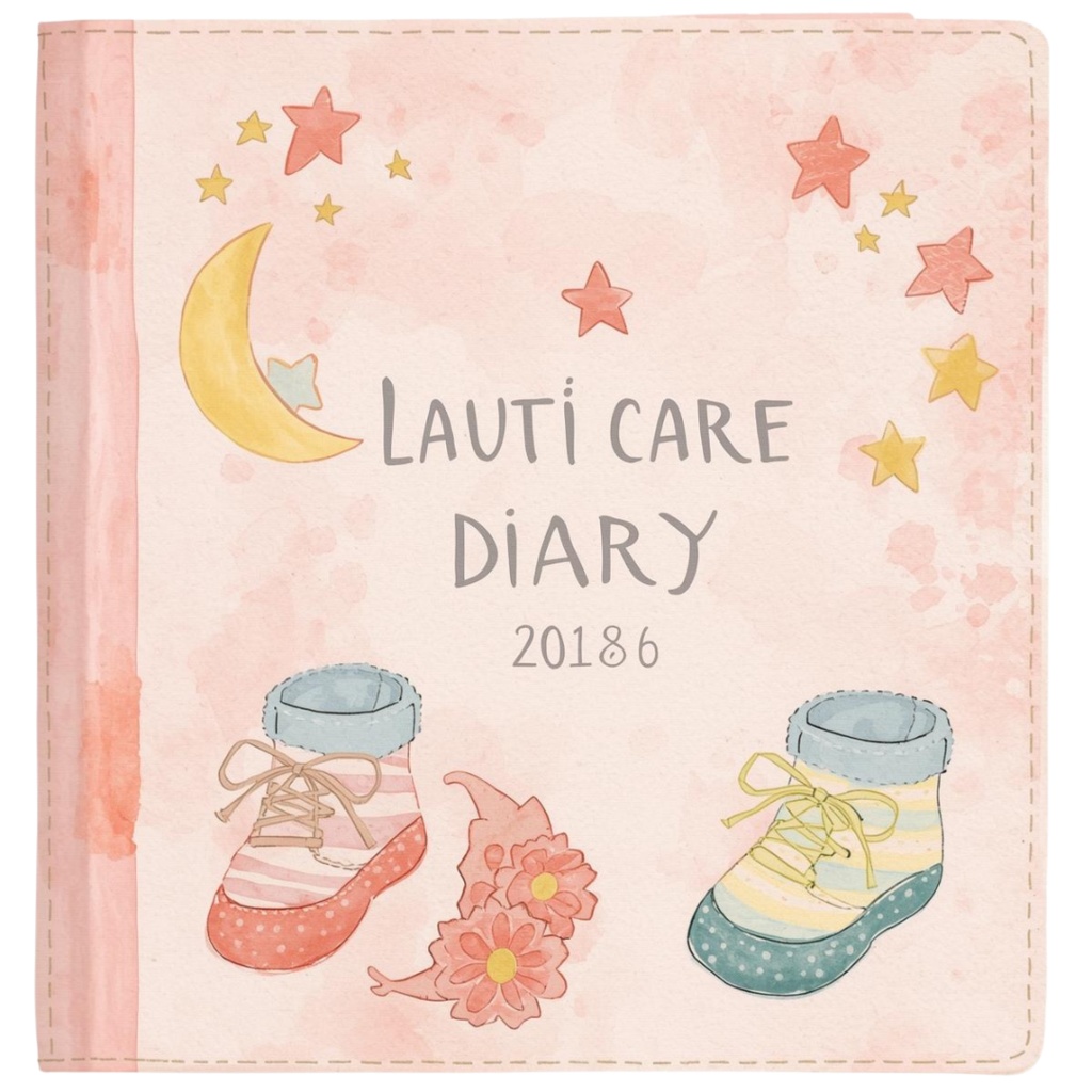 ママとベビーの水彩クリップアート 21枚セットPNG