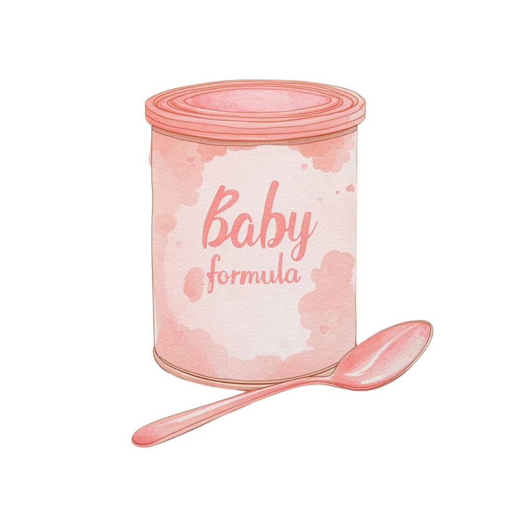 ママとベビーの水彩クリップアート 21枚セットPNG