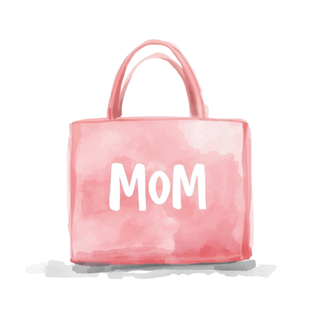 ママとベビーの水彩クリップアート 21枚セットPNG