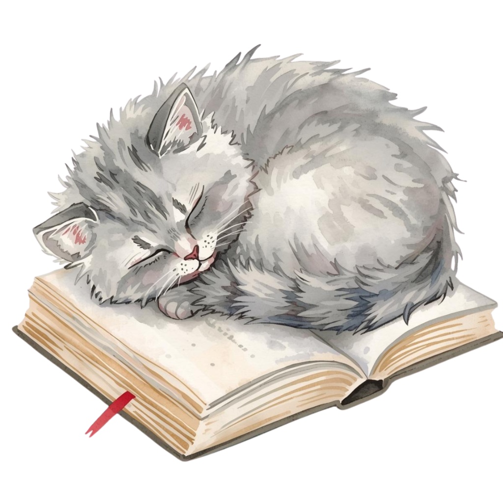 水彩画風 クリップアート猫 33枚セットPNG /Watercolor Style Cat Clipart Set – 33 PNG Images