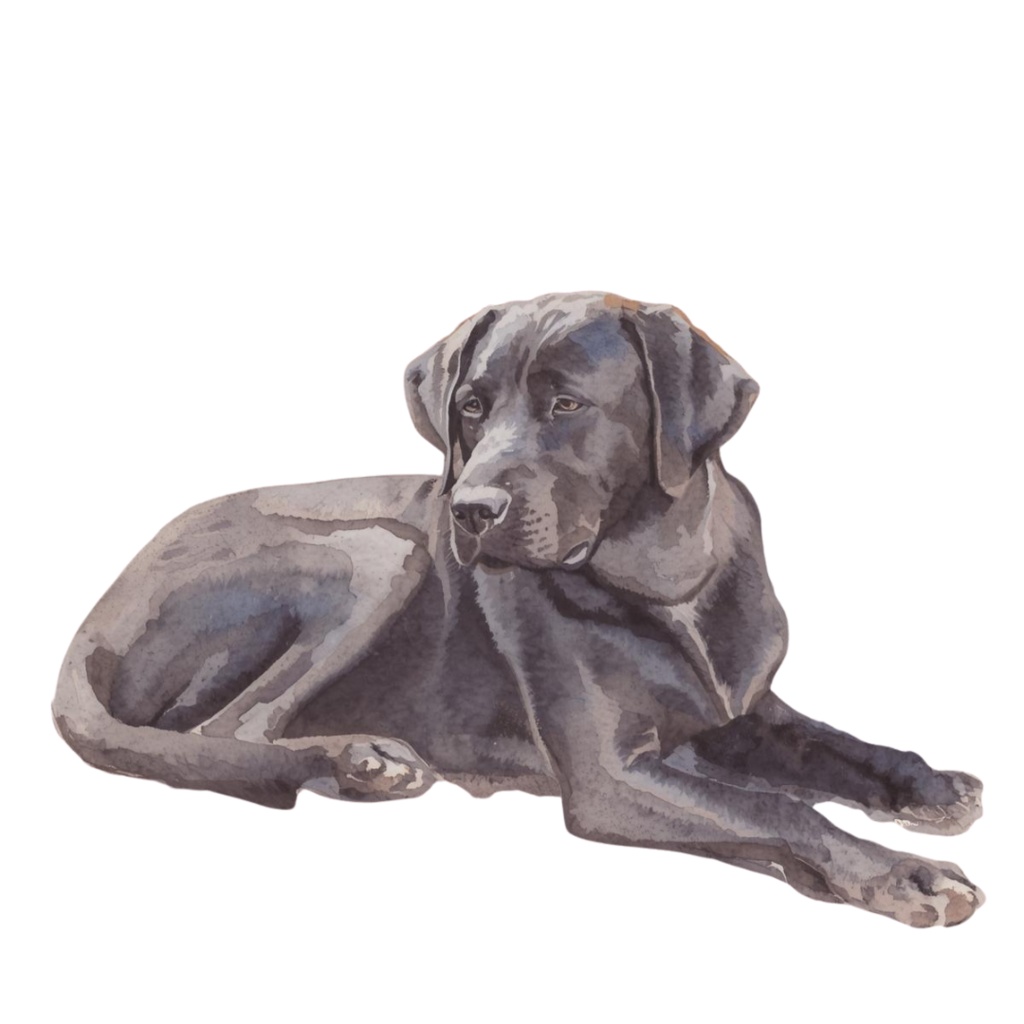 水彩画風 可愛い犬のクリップアート(27枚)/Watercolor Dog Clipart Set (27 PNGs)