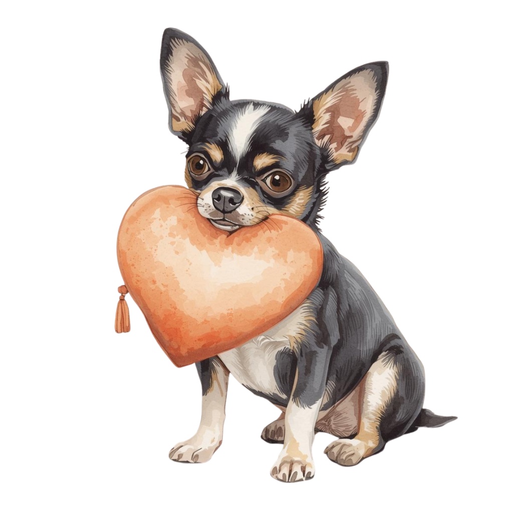 水彩画風 可愛い犬のクリップアート(27枚)/Watercolor Dog Clipart Set (27 PNGs)