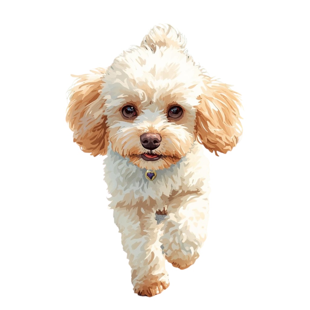 水彩画風 可愛い犬のクリップアート(27枚)/Watercolor Dog Clipart Set (27 PNGs)