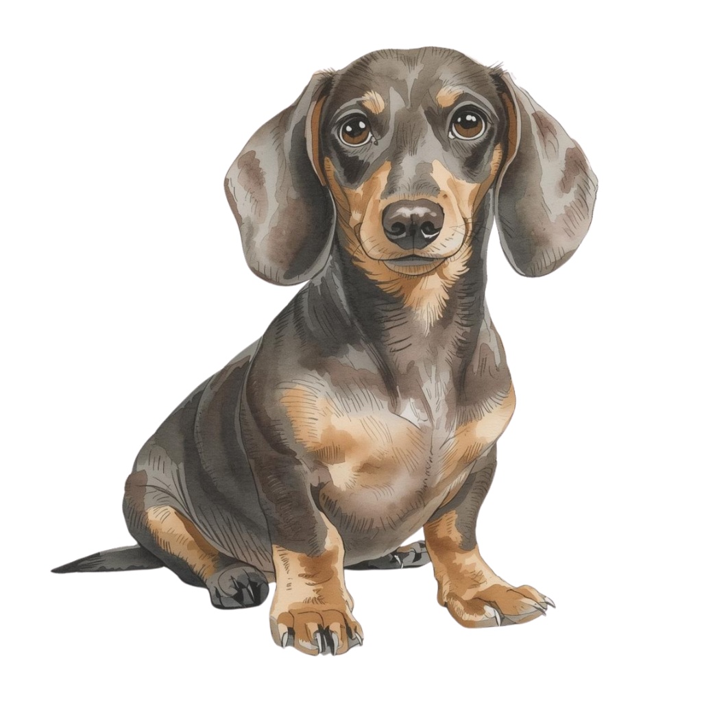 水彩画風 可愛い犬のクリップアート(27枚)/Watercolor Dog Clipart Set (27 PNGs)