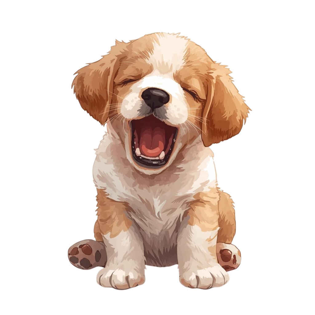 水彩画風 可愛い犬のクリップアート(27枚)/Watercolor Dog Clipart Set (27 PNGs)