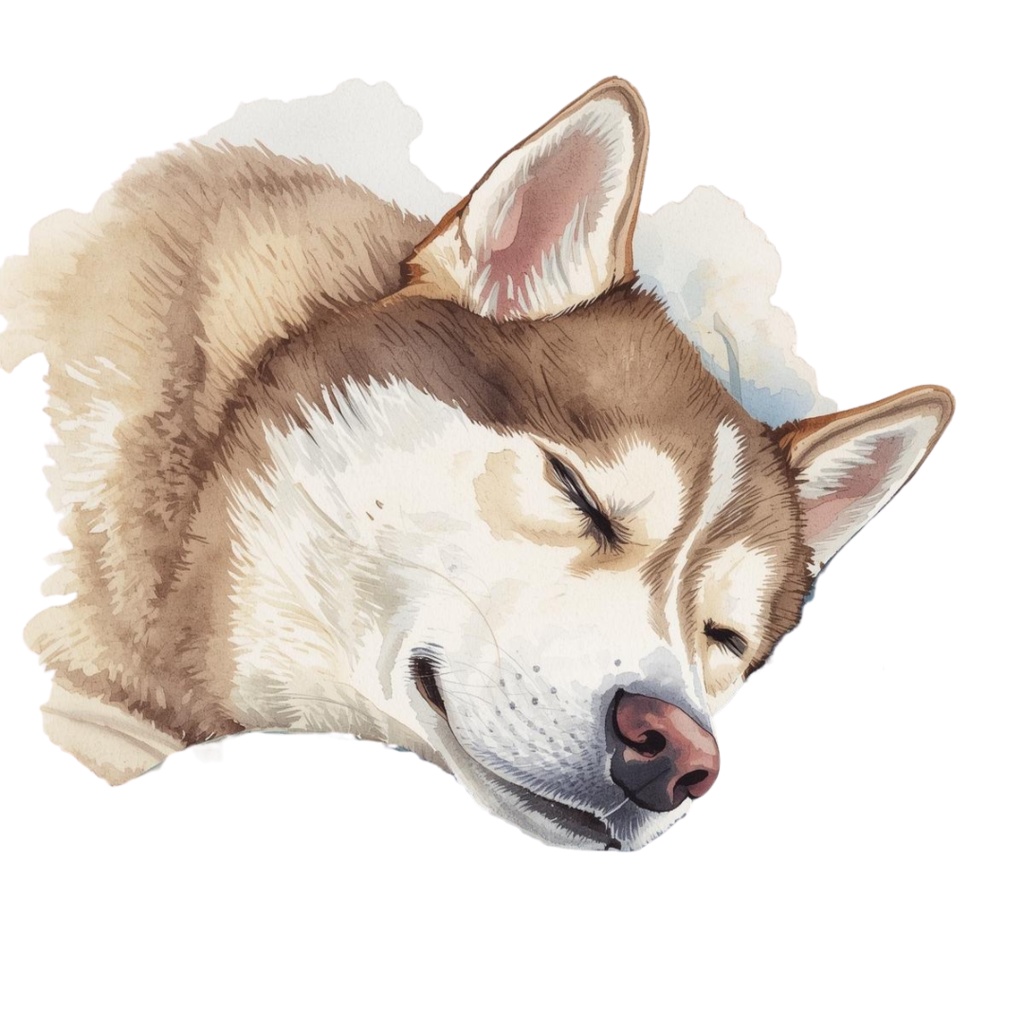 水彩画風 可愛い犬のクリップアート(27枚)/Watercolor Dog Clipart Set (27 PNGs)