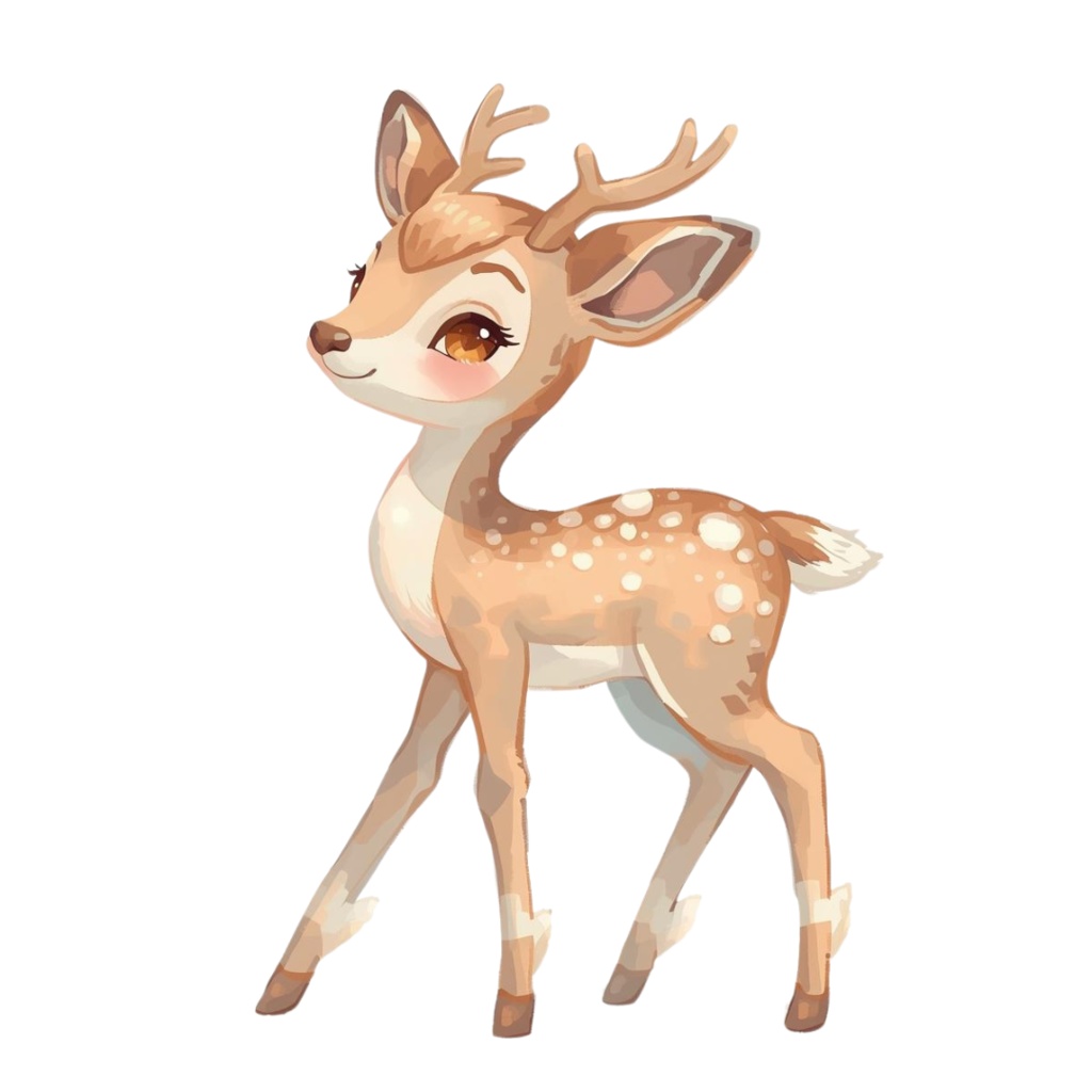 かわいい動物たちの水彩イラスト(36枚・PNG) /Kindergarten Animal Collection – 36 Soft Watercolor Illustrations (PNG)