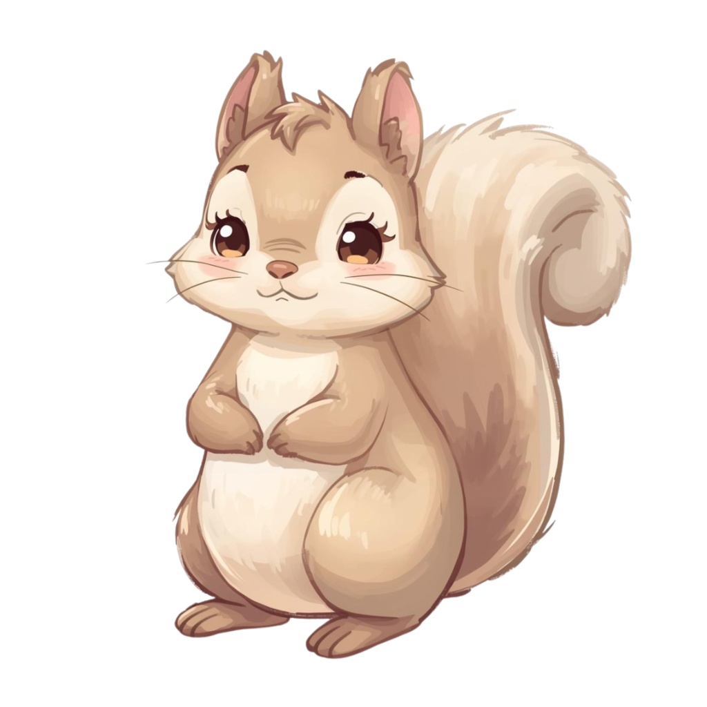 かわいい動物たちの水彩イラスト(36枚・PNG) /Kindergarten Animal Collection – 36 Soft Watercolor Illustrations (PNG)