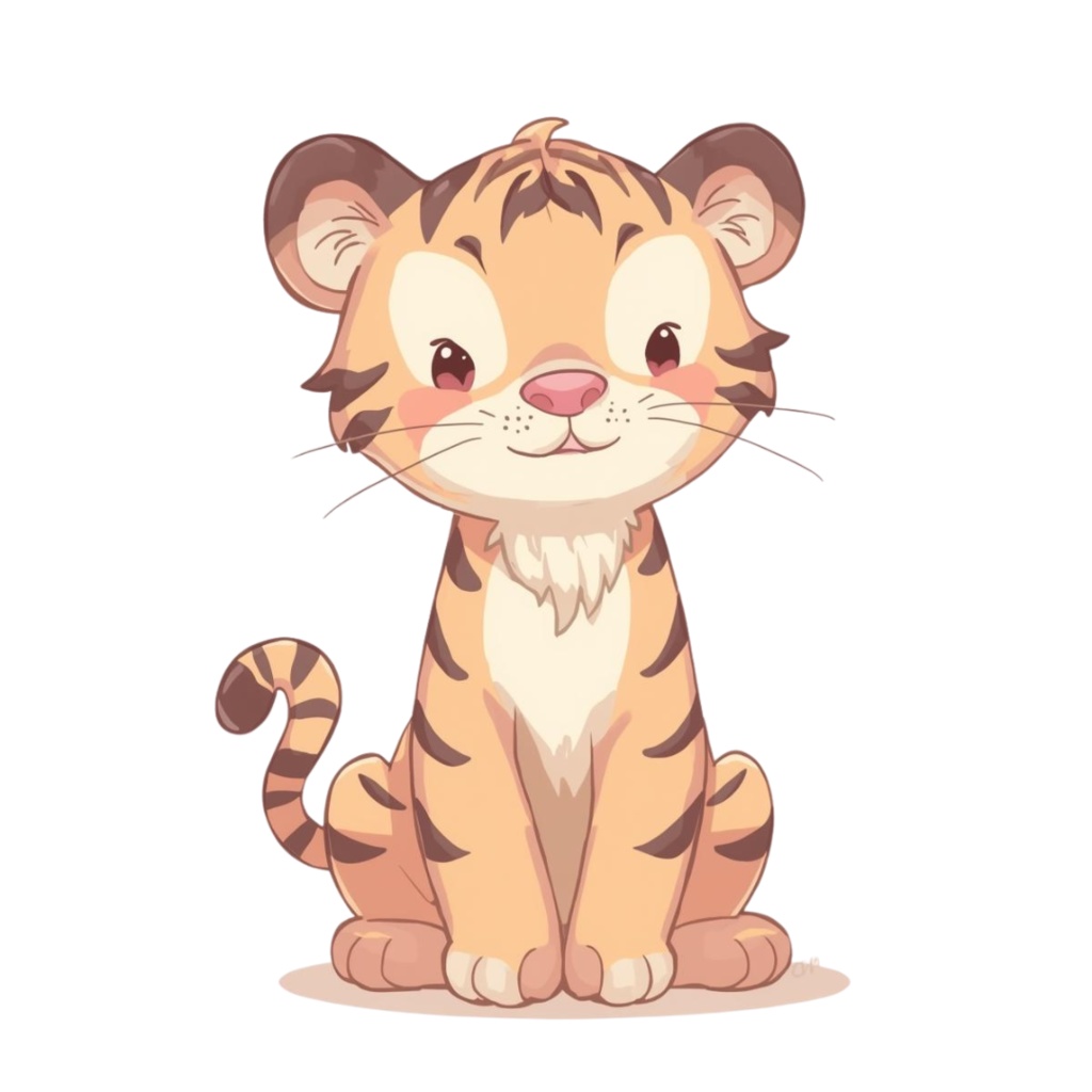 かわいい動物たちの水彩イラスト(36枚・PNG) /Kindergarten Animal Collection – 36 Soft Watercolor Illustrations (PNG)