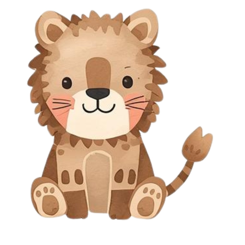 かわいい動物たちの水彩イラスト(36枚・PNG) /Kindergarten Animal Collection – 36 Soft Watercolor Illustrations (PNG)