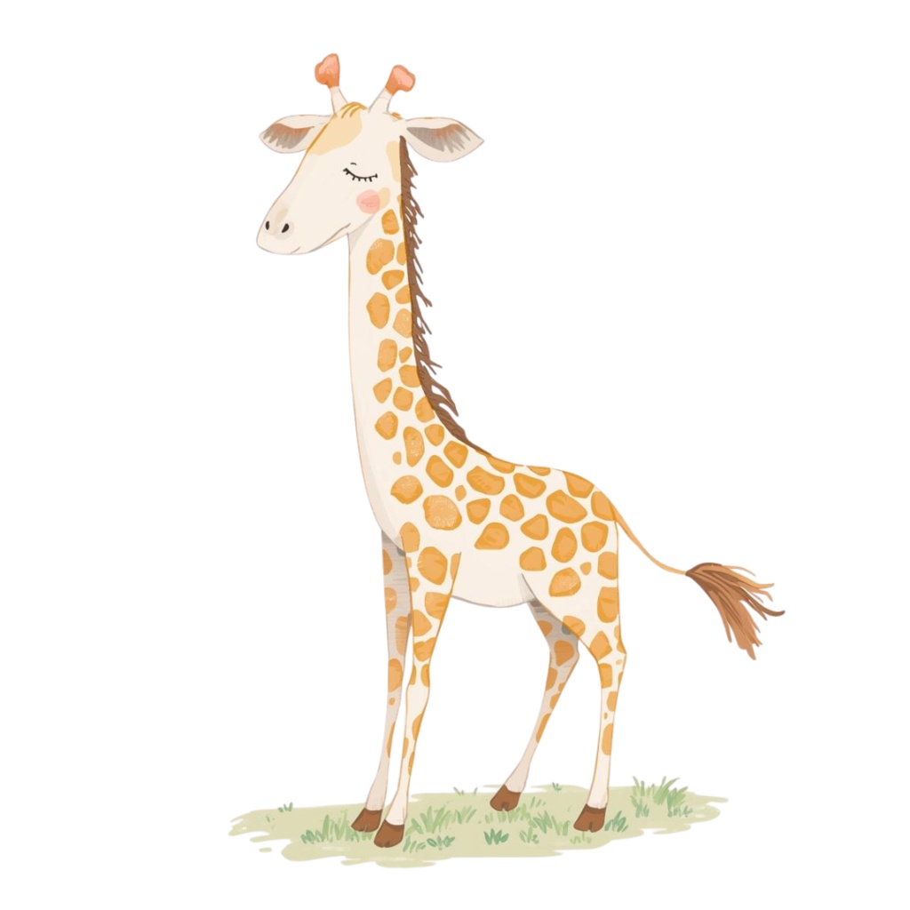 かわいい動物たちの水彩イラスト(36枚・PNG) /Kindergarten Animal Collection – 36 Soft Watercolor Illustrations (PNG)