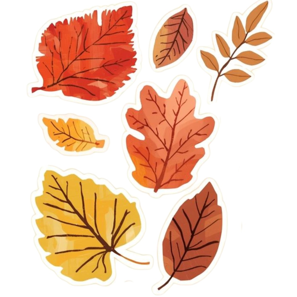 ふんわり可愛い 秋と冬のどうぶつたち(37枚セット・PNG形式)/Cute Autumn and Winter Animals – Gentle Watercolor Collection (37 PNGs)