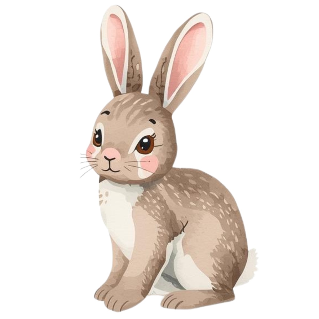 ふんわり可愛い 秋と冬のどうぶつたち(37枚セット・PNG形式)/Cute Autumn and Winter Animals – Gentle Watercolor Collection (37 PNGs)