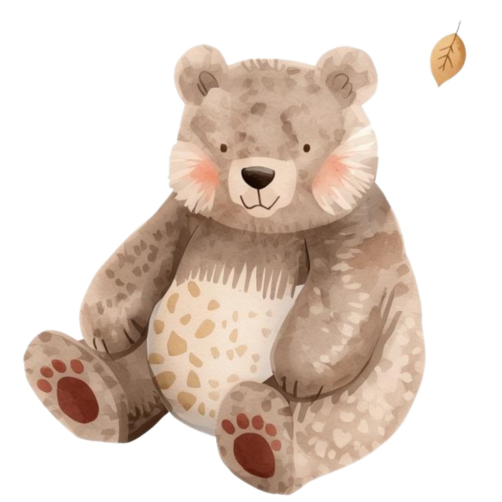 ふんわり可愛い 秋と冬のどうぶつたち(37枚セット・PNG形式)/Cute Autumn and Winter Animals – Gentle Watercolor Collection (37 PNGs)