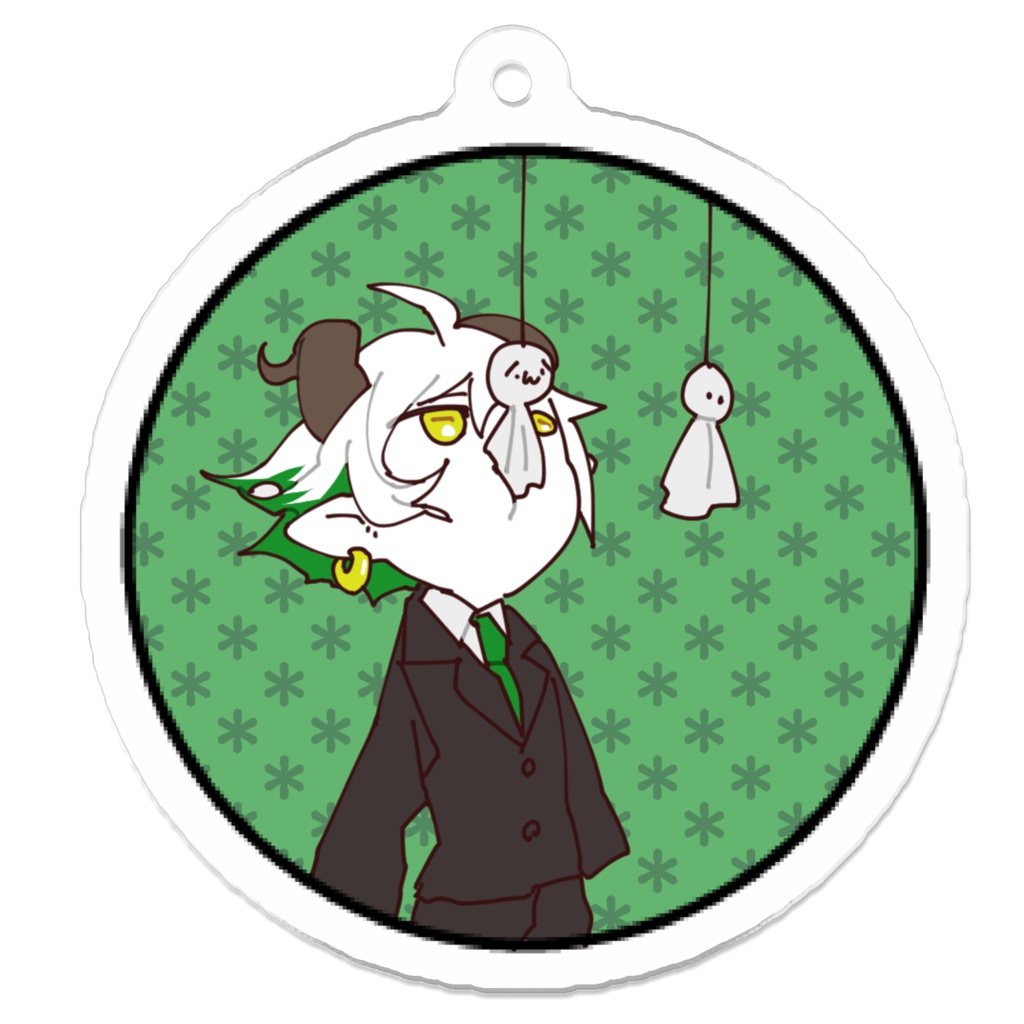 八アクリルキーホルダー