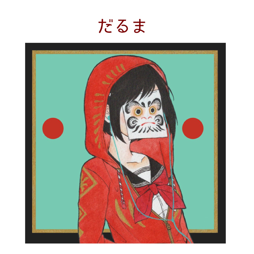 スクエア缶バッジ