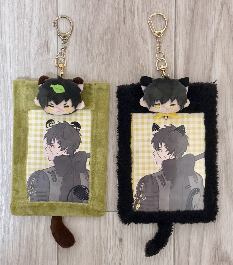 同田貫ぬいブロマイドケース(たぬき/くろねこ)