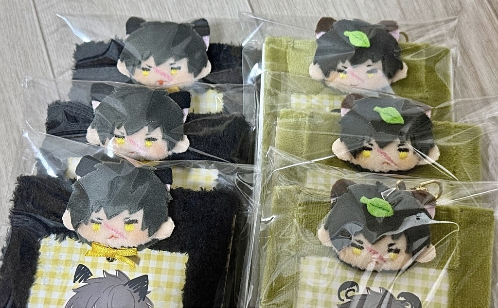 同田貫ぬいブロマイドケース(たぬき/くろねこ)