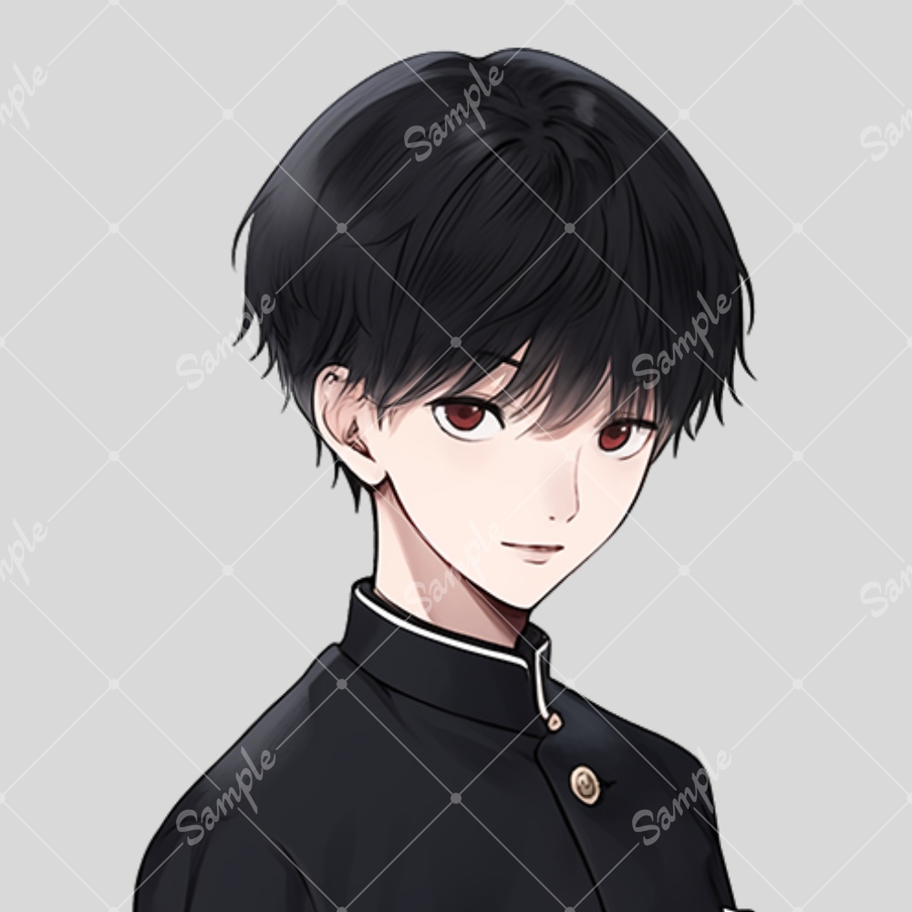 全身立ち絵素材8 学ラン 男子高校生 - tachie - BOOTH