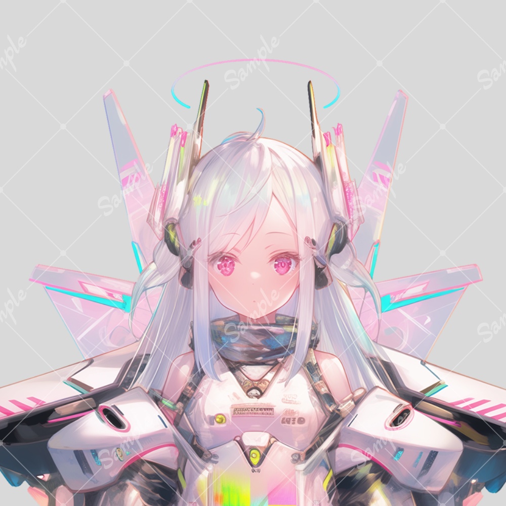 全身立ち絵素材14 女の子 メカ娘