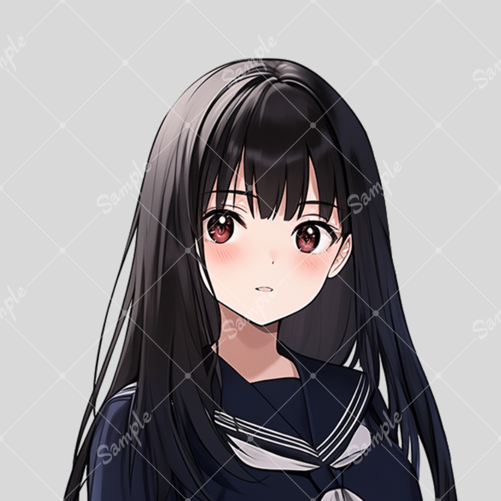 全身立ち絵素材4 セーラー服 女子高生 - tachie - BOOTH