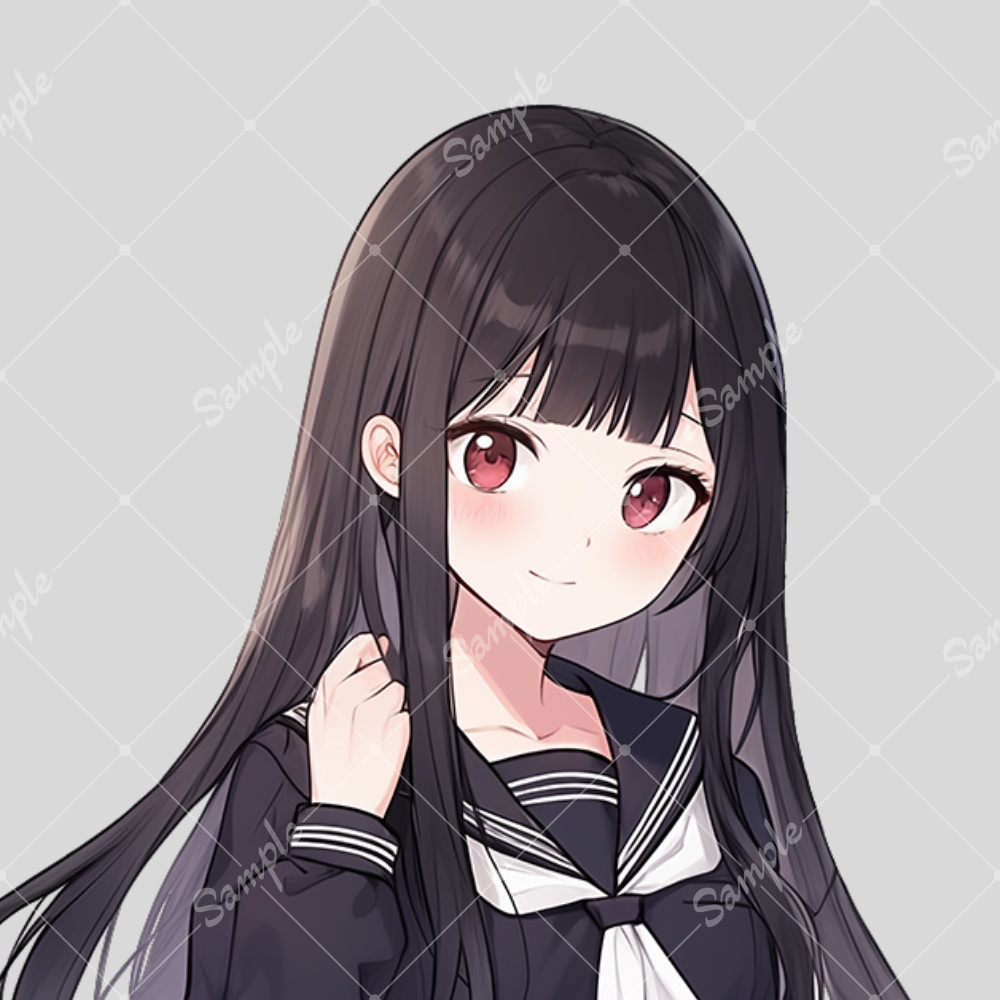 全身立ち絵素材5 セーラー服 女子高生 - tachie - BOOTH