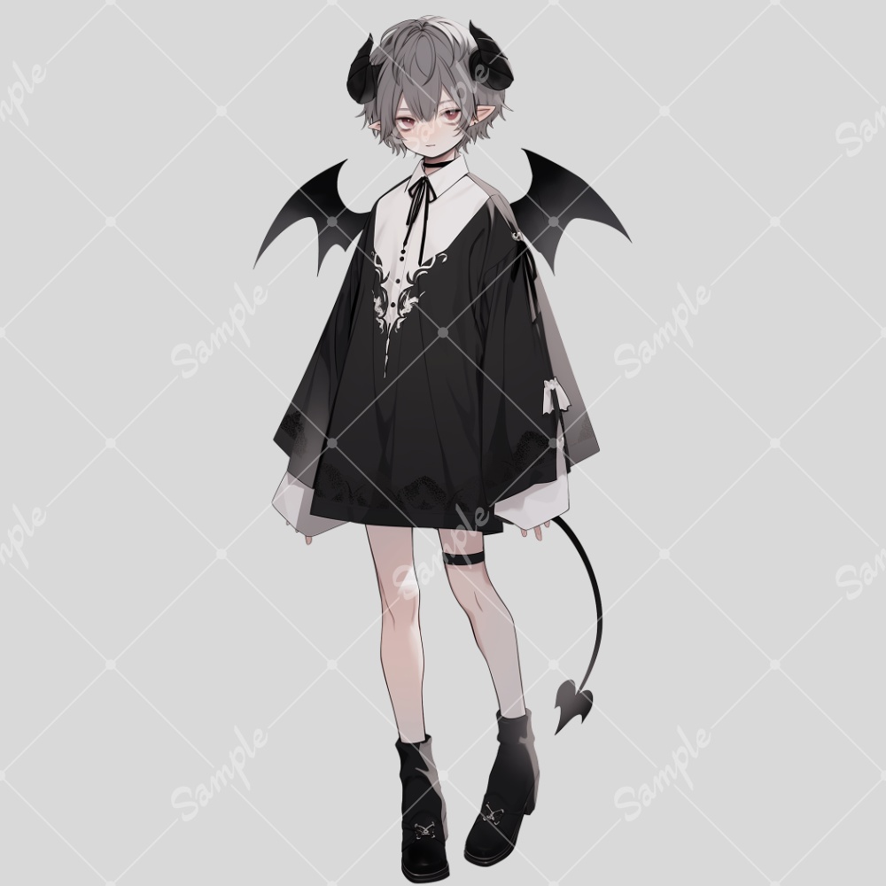 全身立ち絵素材20 デビルの男の子