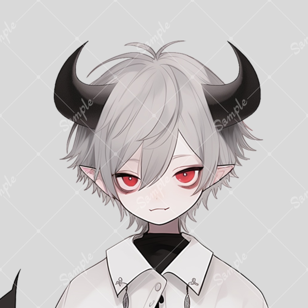 全身立ち絵素材21 デビルの男の子