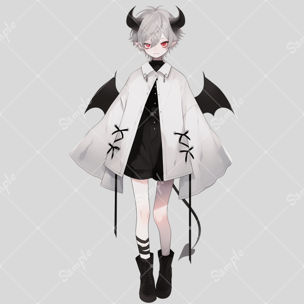 全身立ち絵素材21 デビルの男の子