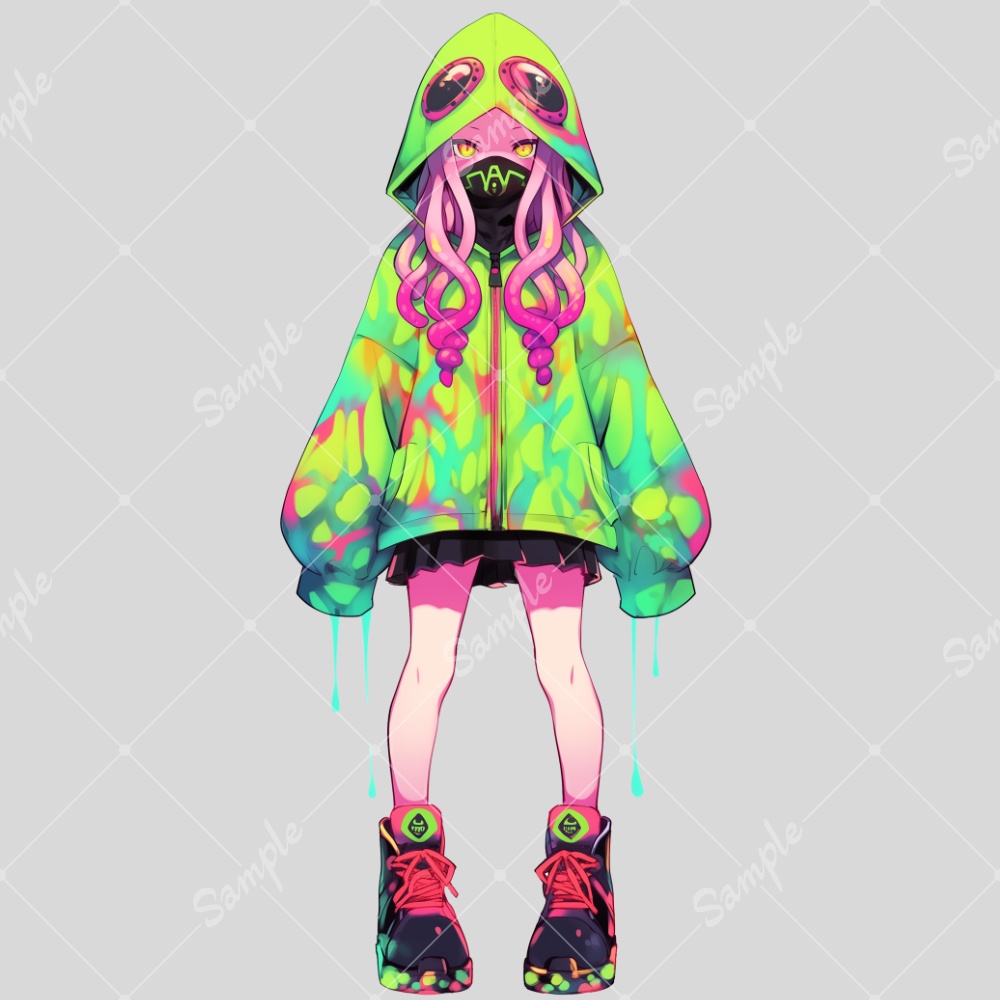全身立ち絵素材25 クトゥルフな女の子