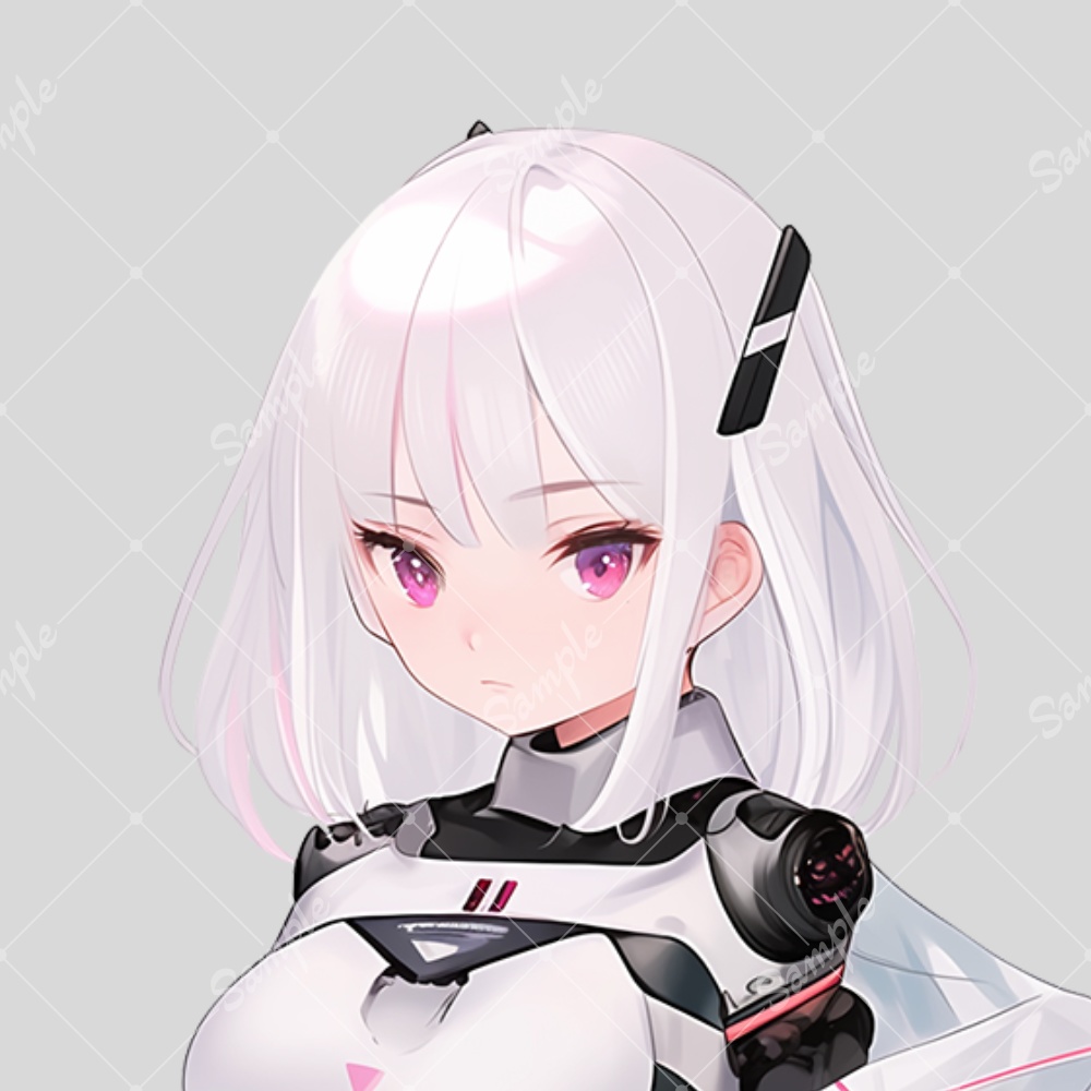 全身立ち絵素材30 女の子 メカ娘