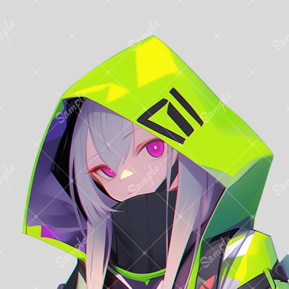 全身立ち絵素材37 未来的な女の子