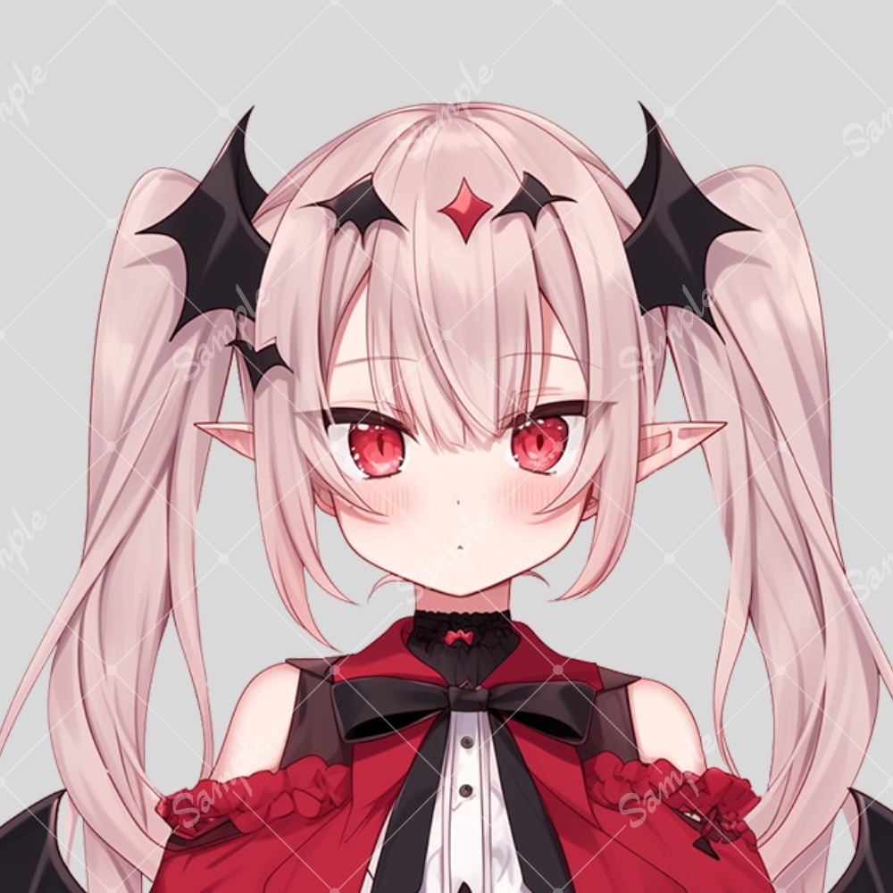 全身立ち絵素材40 ヴァンパイアの女の子