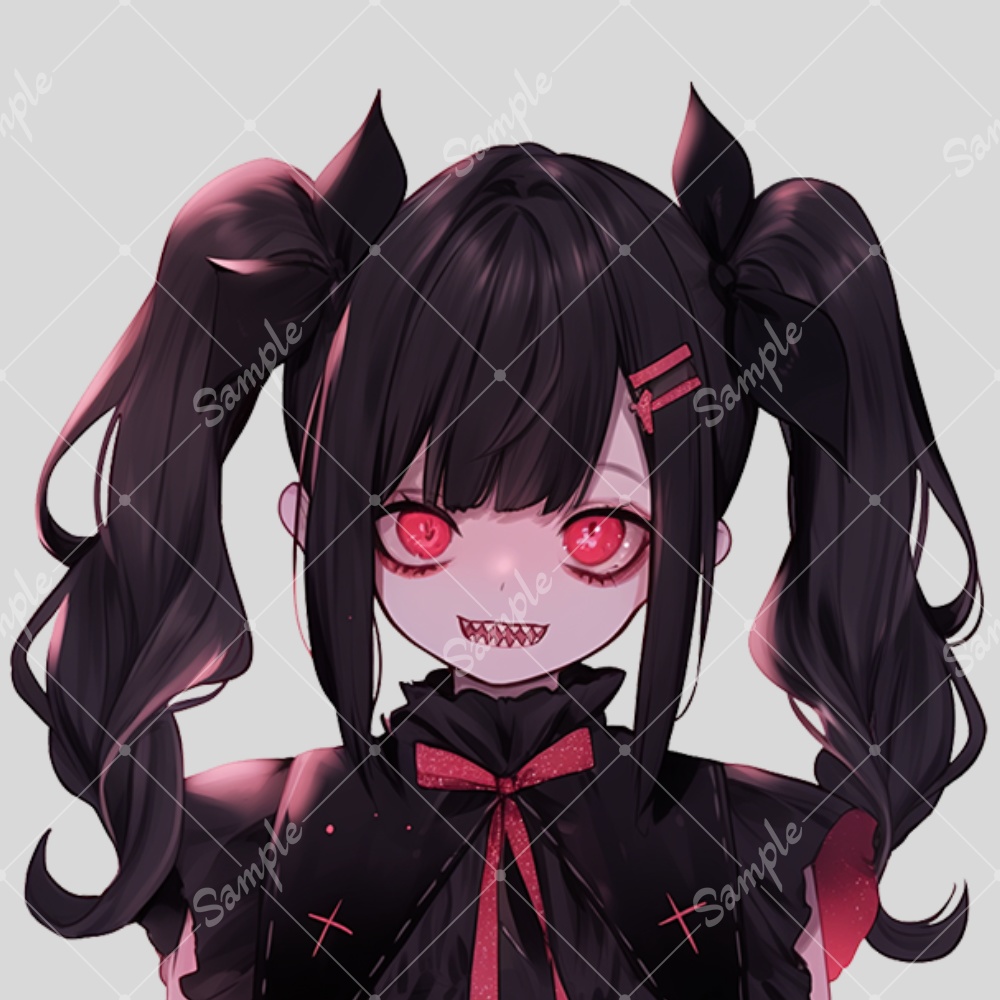 全身立ち絵素材43 個性的な女の子 ヤンデレ ゾンビ娘