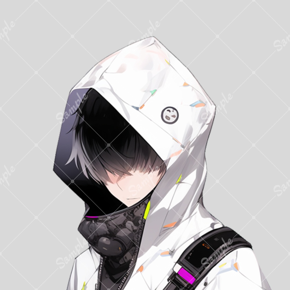 全身立ち絵素材45 未来的な男の子