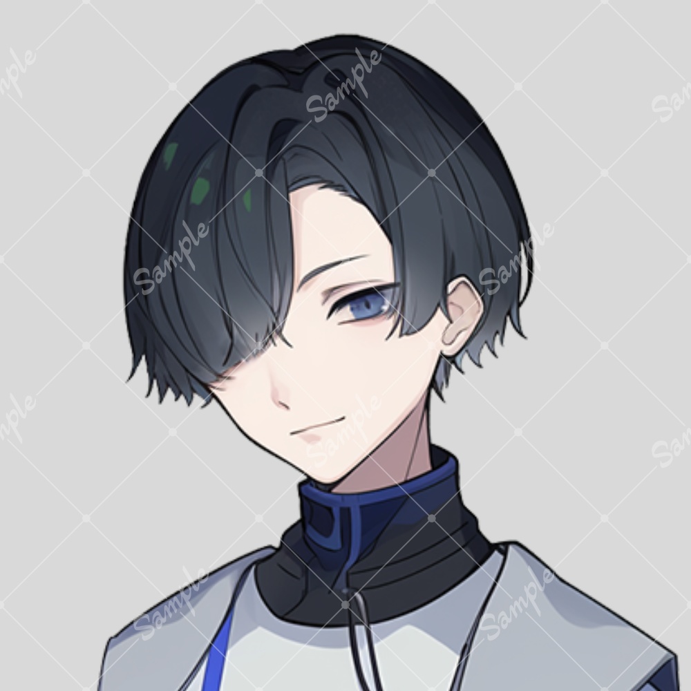 全身立ち絵素材48 未来的な男の子