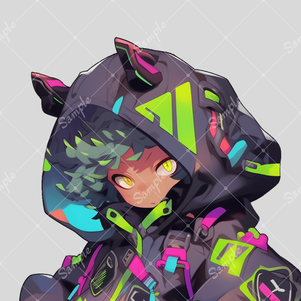 全身立ち絵素材51 未来的な男の子