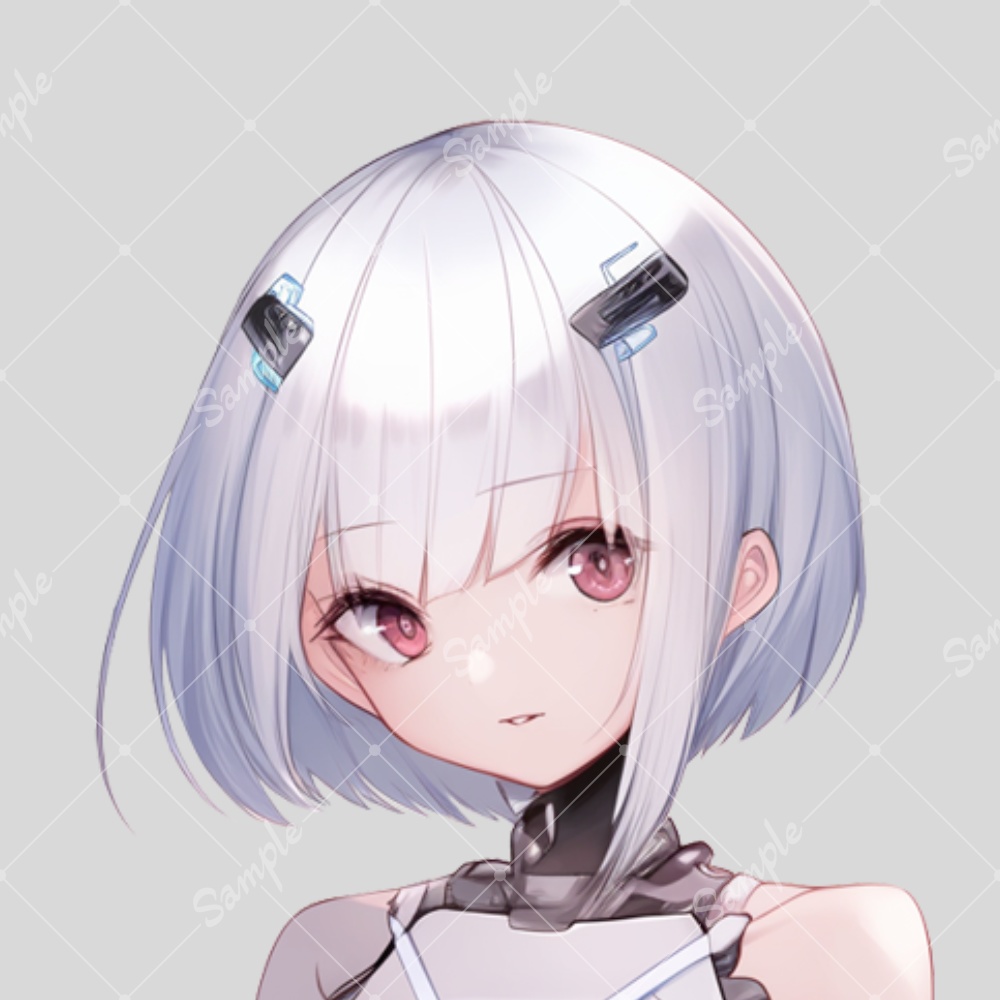 全身立ち絵素材56 未来的な女の子