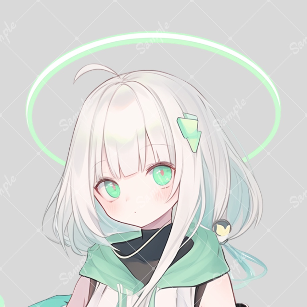 全身立ち絵素材59 未来的な女の子